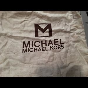 Michael Kors cream & brown Dustbag